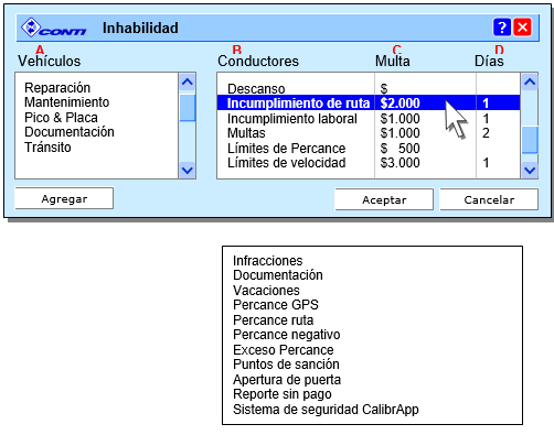 Inhabilidad Conductores Vehículos